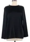 NWT ESCADA Black Satin Open Upper Back Elegant Top Size 38 MSRP $895