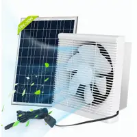 在飛比找蝦皮購物優惠-太陽能排風扇專業版20W防水太陽能板+12吋百葉窗排氣扇壁掛