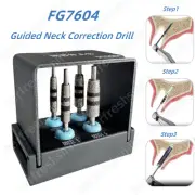 Dental Implant Guided Neck Correction Drills FG7604 Diamond Drum Burs 4Pcs/Set