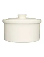 [IITTALA] Teema White Pot with Lid in White