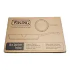 New In Box Viking Enamel Cast Iron Fry Pan, 10 Inch