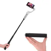 For Insta360 x3 Tripod For DJI OM4SE Extension Rod OM5 POCKET3 Black