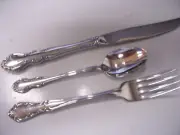 St. Louis (Stainless) by ONEIDA SILVER - Fork, Knife & Teaspoon