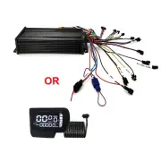 Ebike Electric Bicycle 36V 48V 52V 1500W 35A 3 Mode Sine Wave Controller+Display