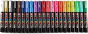 posca Paint Markers Pen 21 Colors Set Extra Fine Point PC1M Japanese Stationery Marking Pen, w/Original Pen Case made in Japan