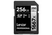 Lexar 1667x UHS-II SDXC SD Card - 256GB