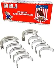 DNJ MB4345 Main Bearings Set Standard Size For 11-15 Scion, Subaru FR-S, BRZ, Forester, Impreza, Legacy, Outback, WRX, XV Crosstrek 2.0L-2.5L H4 DOHC Naturally Aspirated Turbocharged FA20,FA20D,FB25BA