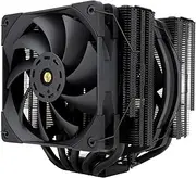 Thermalright FC140 Black CPU Air Cooler, Dual Tower 5×8mm Heat Pipe, TL-D14X-B and TL-C12PRO-B PWM CPU Fan, Aluminium Heatsink Cover, AGHP Technology, for AMD AM4/Intel LGA 1150/1151/1200/2011/2066