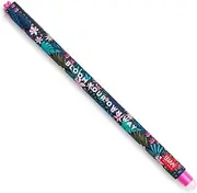 Legami Erasable Gel Pen, 0.8 cm Diameter, Flora Design, Turquoise Thermosensitive Ink, Ball on the End Point of the Pen to Feed the Ink, Does Not Consume the Paper, 0.7 mm Tip Diameter