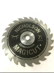 Nicholson E70325 Magicut Chisel Tooth Combination 7 1/4" Circular Saw Blade