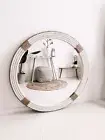 Coastal Nautical Hampton Style Round Rope Mirror Large 110cm