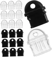 WOONEKY 20pcs USB C Dust Plugs Type C Charging Port Covers Port Protector for Phones Tablets and Laptops Transparent Easy to Install Compact Design