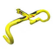 Pinarello Most Talon One Piece Integrated Handlebar - Yellow Carbon 1 Piece