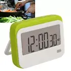 (Green)Large Digits Digital Timer Alarm Clock Mute Small Digital Kitchen HH