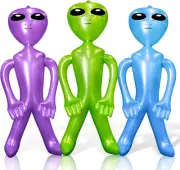 Novelty Place 32'' Jumbo Inflatable Alien 3 Packs - Alien Inflate Toy for Kid...
