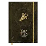 Lord Of The Rings 2025 A5 Diary Green One Size