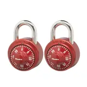 Master Lock 1530T Locker Lock Combination Padlock - 2Pack