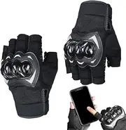 Motorcycle Riding Gloves | Breathable Touch Screen Gloves - Ergonomic Cycling Mittens, Hot Weather Accessories for Training