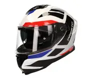 Vito Presto, full face helmet , color: White/Black/Red , size: L