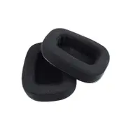 Replacement Soft Flannel/Protein Leather Ear Pad Cushion for Logitech G633 G933-1#