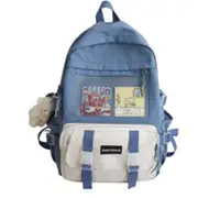 Large capacity Korean Lovely girl Backpack Bump color Style Net bag Teenagers Student schoolbag Fashion preppy style Travel bag
