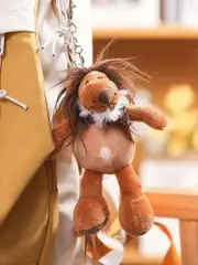 Plush Lion Keychain Backpack Pendant Creative Toy