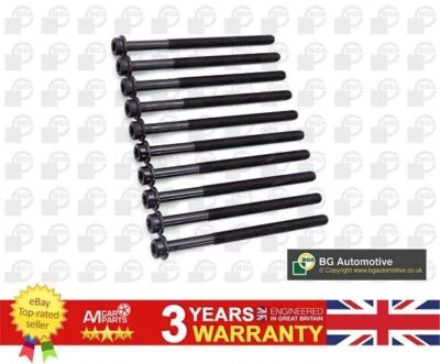 Cylinder Head Bolt Set For Ford ESCORT GALAXY RANGER SCORPIO 1073369(x10)