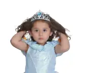 Cinderella costume light up Princess with Accessories gloves T S M 2 3 4 5 6 7 8