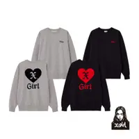 在飛比找蝦皮商城優惠-X-girl HEART CREWNECK SWEAT TO