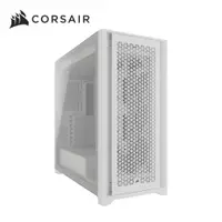 在飛比找PChome24h購物優惠-海盜船 CORSAIR 5000D 白 機殼