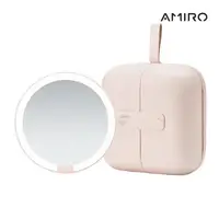 在飛比找momo購物網優惠-【AMIRO】Cube S 行動LED磁吸美妝鏡折疊收納化妝