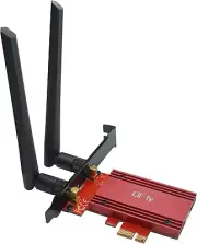 AX210 Pcie Wifi 6E Card, 5400Mbps Wifi Card Bluetooth 5.3, Tri-Bands(6Ghz/5Ghz/2