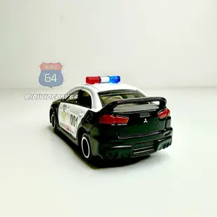 【六四分之一】現貨｜TOMICA 多美｜會場限定｜特注-台灣警車｜MITSUBISHI LANCER EVO X