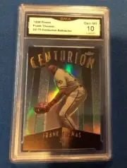 1998 Finest Frank Thomas 22/75 Centurion Refractor Gem MT 10