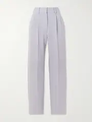 [BLAZÉ Milano] BLAZÉ Milano - Fox Pleated Wool Tapered Pants - Light blue - 0 0 Blue