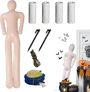 Creative Inflatable Mummy Decorations Halloween 2024 | Hanging Horror Decorations for Garden Yard Outdoor Inflatable Garden Home Family Outdoor 5 Feet