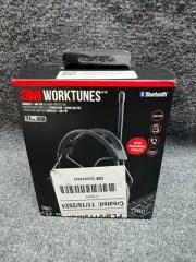 3M 90542-3DC WorkTunes Black Wireless Hearing Protector Bluetooth & AM/FM Radio