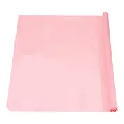 23.62" x 15.75" Silicone Mat for Crafts, Table Protector, Painting Mat, Pink