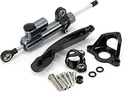 Motorcycle steering damper For SUZUKI GSXR600 GSXR750 2006-2017 Motorcycle Steering Damper Bracket Set Stabilizer Linear Dampers Mounting Support