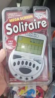 Mega Screen Solitaire 77803 Handheld Game (Factory Sealed)