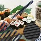 1 Pair Chinese Kitchen Chop Non-slip Sushi Chopsticks Alloy Japanese