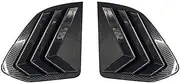 2Pcs ABS Carbon Fiber Window Louver Shutter Cover Trim Compatible For Toyota Corolla Cross 2022