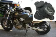 Motorcycle GPS Phone Holder Pouch W/Fasten Belt Magnetic Fuel Tank Shoulder Bag