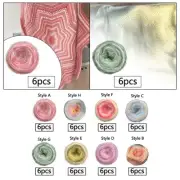 6Pcs Gradient Color Yarn Crochet Starter Kit for Crochet Sweater Blanket
