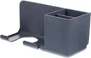 WOONEKY Hair Dryer Rack Hair Tool Organizer Bathroom Organizer Hair Dryer Holder Hairdressing Tool Storage Holder Bathroom Storage Rack Bathroom Accessories Adhesive Hair Dryer Stand