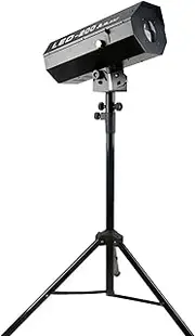 LED Follow Spot Light 200W – Manual Control Stage Spotlight with Adjustable Aperture & Tripod Stand for DJ, Disco, Weddings, Events & Parties