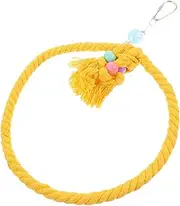 BESPORTBLE Parrot Rope Swing Bird Toys for Cockatiel Toys Parrot Swing Sturdy Bird Cage Perch Parakeet Play