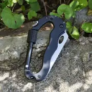 Heavy Duty Rust Free Carabiner Clip Multi-tool Stainless Steel Backpack Tool