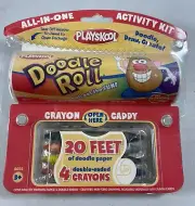 NEW Playskool Doodle Roll Activity Kit All In One Doodle Draw Create Craft 3+Fun