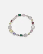 [SAINT MORTA] Saint Morta Candy Ice Bracelet Iced White Gold - Size 8 8 Iced White Gold